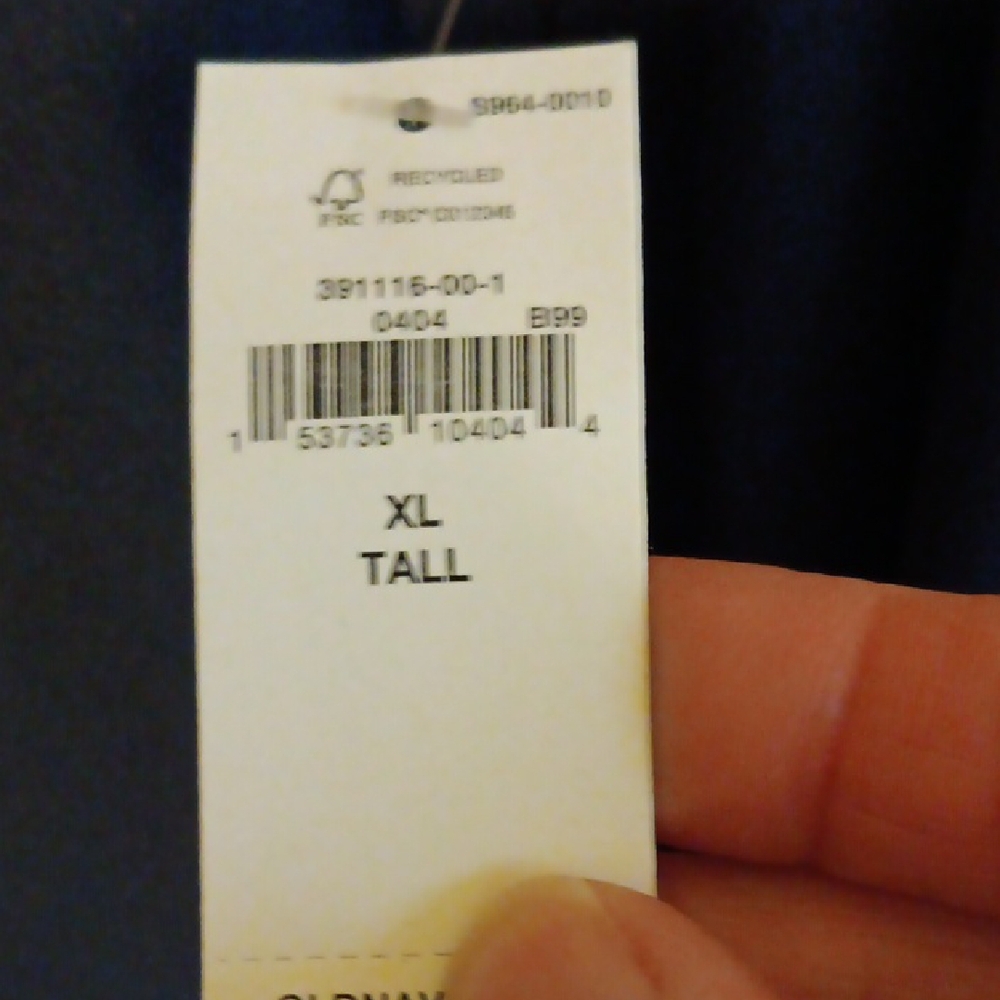 Old Navy Blue Tailored Blazer with Textured Fabric - Picture 4 of 6
